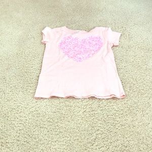J.crew pink heart shirt